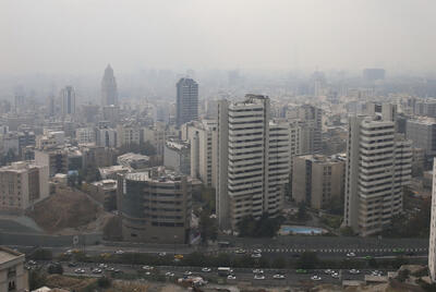 هوای تهران آلوده برای افراد حساس