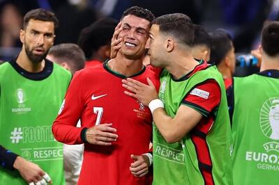 خداحافظی تلخ رونالدو با  جام ملت‌های اروپا