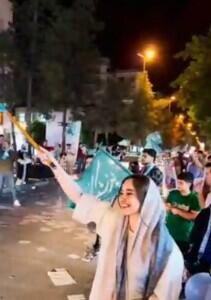 شادی هواداران پزشکیان در کرمانشاه | رویداد24