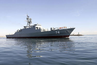 حادثه برای نیروی دریایی ارتش / کشتی جنگی ایران دچار سانحه شد +عکس