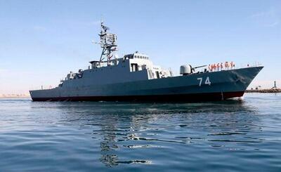 کشتی جنگی ایران دچار سانحه شد