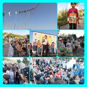 برگزاری جشنواره کایت و بادبادک در بام همدان
