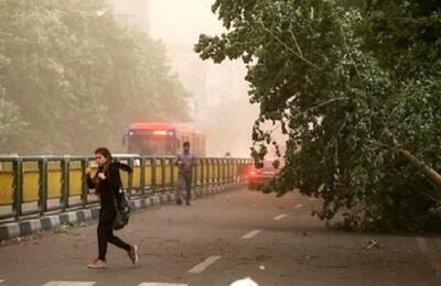 هشدار درباره طوفان در تهران