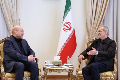 دیدار قالیباف با رئیس‌جمهور منتخب