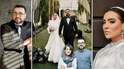 عکس‌های لو رفته از مراسم عروسی زوج معروف سینما