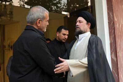 دیدار تولیت حرم امام خمینی(ره) با رئیس‌جمهور منتخب