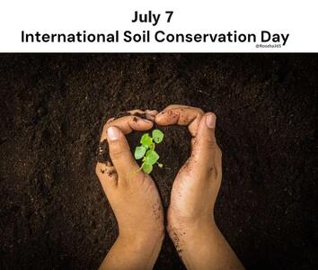 ۷ ژوئیه روز جهانی حفاظت از خاک است
