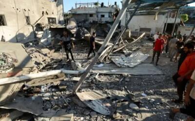 ۱۶ شهید و ده‌ها زخمی در حمله رژیم صهیونیستی به ساختمان مدرسه‌ای در غزه