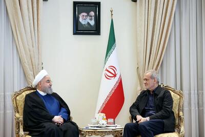 روحانی با رئیس جمهور منتخب دیدار کرد