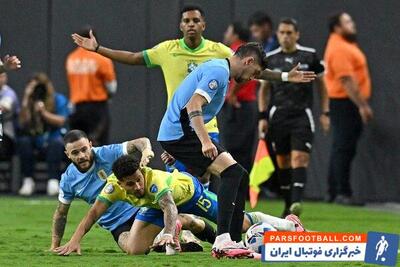 حذف برزیل از کوپا آمریکا/ اروگوئه به جمع ۴ تیم پایانی رسید - پارس فوتبال | خبرگزاری فوتبال ایران | ParsFootball