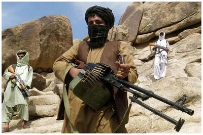 تمرین جنگجویان طالبان با زیپ‌ لاین+ تصاویر