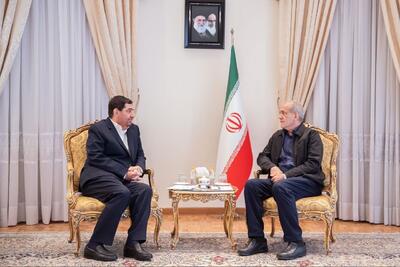 دیدار آقای مخبر با رئیس‌جمهور منتخب