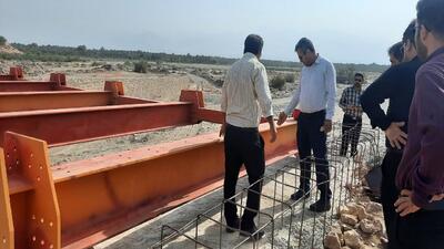 احداث پل ۱۰ متری گزآباد درجنوب کرمان