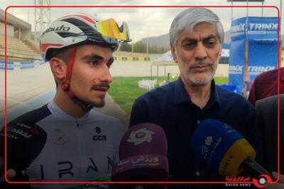 علی لبیب المپین دوچرخ سواری ایران در المپیک 2024 پاریس خطاب به وزیر ورزش: امیدوارم بتوانم در المپیک نتیجه خوبی را به دست بیاورم