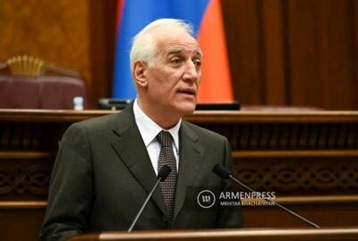 پیام تبریک رئیس‌جمهوری ارمنستان به رئیس جمهوری منتخب/ تاکید خاچاتوریان بر دوستی عمیق دو کشور