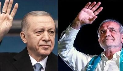 گفت‌وگوی تلفنی اردوغان و پزشکیان درباره مسائل منطقه و جهان