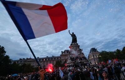 (تصاویر) اعتراض به نتیجه انتخابات در فرانسه
