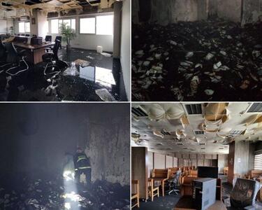 علت آتش سوزی دانشکده پزشکی ایرانشهر