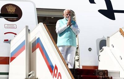 نخست وزیر هند وارد روسیه شد