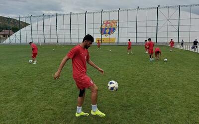 تمرین با نشاط جوانان فوتبال ایران قبل از دیدار با ازبکستان