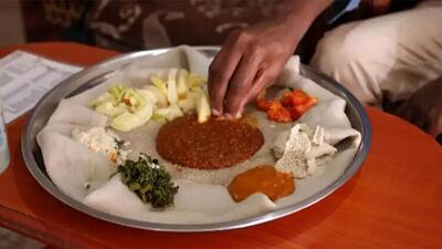 طرز تهیه اینجیرا به سبک مردم اتیوپی + آشپزی ملل