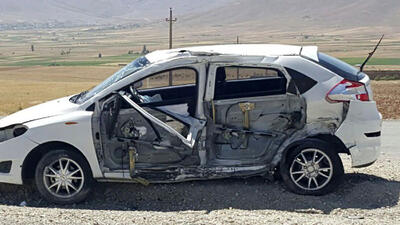 4 کشته و زحمی در تصادف دلخراش خودروی MVM در کرمانشاه