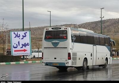 جابجایی زائران اربعین با اتوبوس‌های عراقی - تسنیم