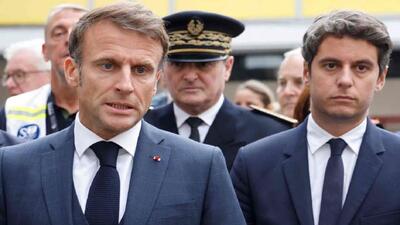 مکرون استعفای نخست وزیر فرانسه را نپذیرفت