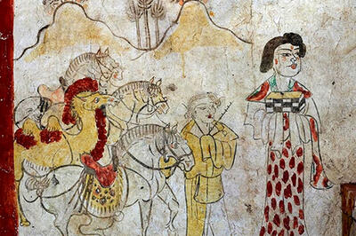 نقاشی‌های شگفت‌انگیز مقبره 1300 ساله؛ انگار همین دیروز کشیده شده‌اند