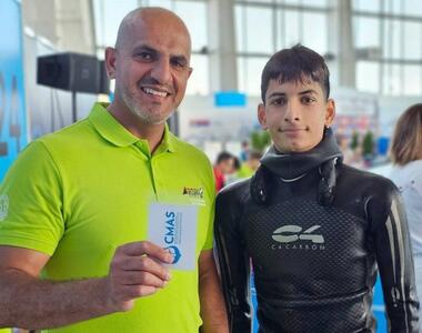 کسب مدال برنز توسط غواص ایرانی در مسابقات جهانی بلگراد