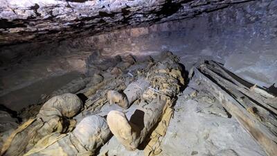 (عکس) کشف گوردخمه‌های باستانی با صدها مومیایی متعلق به ۲۵۰۰ سال پیش در مصر