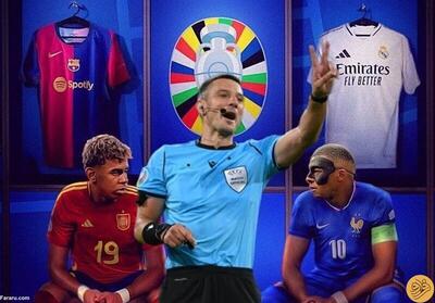 ساعت بازی فوتبال حساس تیم ملی فرانسه - اسپانیا در نیمه‌نهایی یورو