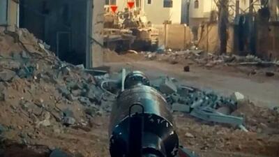 مرکز فرماندهی ارتش صهیونیستی در غزه زیر حملات راکتی مقاومت فلسطین