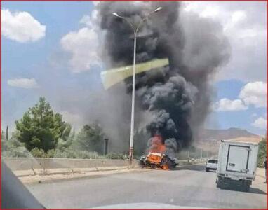 حمله پهپادی رژیم صهیونیستی به یک خودرو در جاده «دمشق-بیروت»