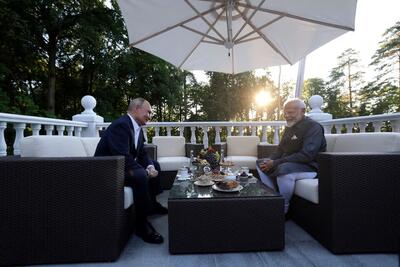 نخست‌وزیر هند با پوتین دیدار کرد