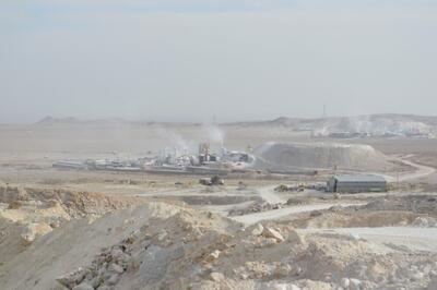 استخراج بیش از ۷۵۸ هزار تن سنگ گچ از معادن هرمزگان از ابتدای سال