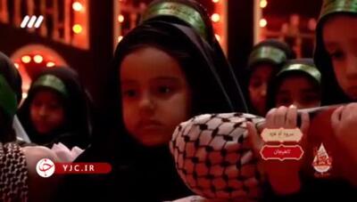 اجرای پرجمعیت‌ترین سرود توسط دختران دهه نودی لاهیجانی در یک برنامه تلویزیونی