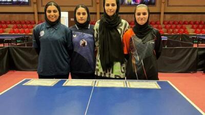 درخشش دختران اصفهانی در مسابقات تنیس روی میز کشور