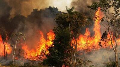اعزام بالگرد از مدیریت بحران کشور برای مهار آتش‌سوزی ارتفاعات اندیمشک