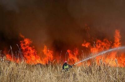 درخواست فوری بالگرد آبپاش برای مهار آتش در خائیز | اقتصاد24