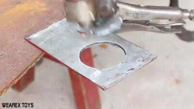 (ویدئو) نحوه درست کردن برای یک دستگاه گریل مرغ با رینگ قدیمی ماشین