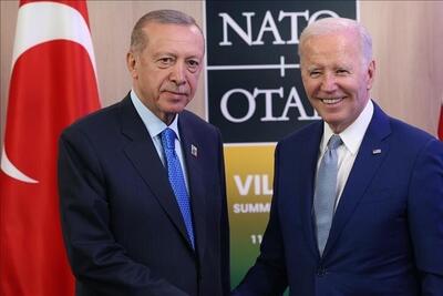اردوغان برای حضور در نشست اعضای ناتو به واشنگتن سفر کرد/ تلاش ترکیه برای بازگشت به برنامه فروش جنگنده اف35