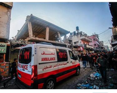 هلال احمر فلسطین: قادر به پاسخگویی به درخواست‌های کمک در غزه نیستیم