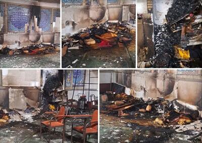 رعایت نکردن نکات ایمنی سبب آتش‌سوزی در مسجد شد