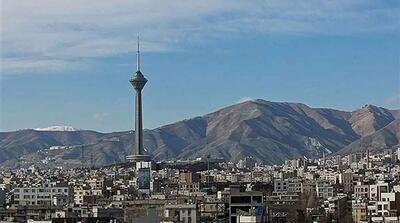 باد شدید و خیزش گرد و خاک در تهران - مردم سالاری آنلاین