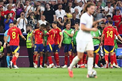 فیلم/ خلاصه بازی اسپانیا ۲ - ۱ فرانسه