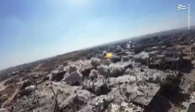 فیلم/ لحظه منفجر کردن یک بلوک مسکونی در شجاعیه غزه