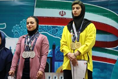 دختر وزنه‌بردار کردستانی سه مدال طلای قهرمانی ایران را کسب کرد