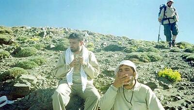 فیلم دیده نشده از کوه‌نوردی سرداران شهید کاظمی و طهرانی مقدم