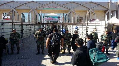 موج تردد زوار عتبات عالیات در مرز مهران آغاز شده است